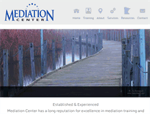 Tablet Screenshot of mediationcentermn.org